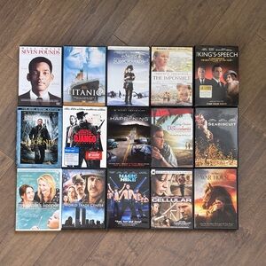 Assorted DVD Movie Lot - Mixed Titles